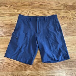 Callaway Golf Shorts Mens 34 Blue Preppy Quick Dry Active Stretch Chino Workwear
